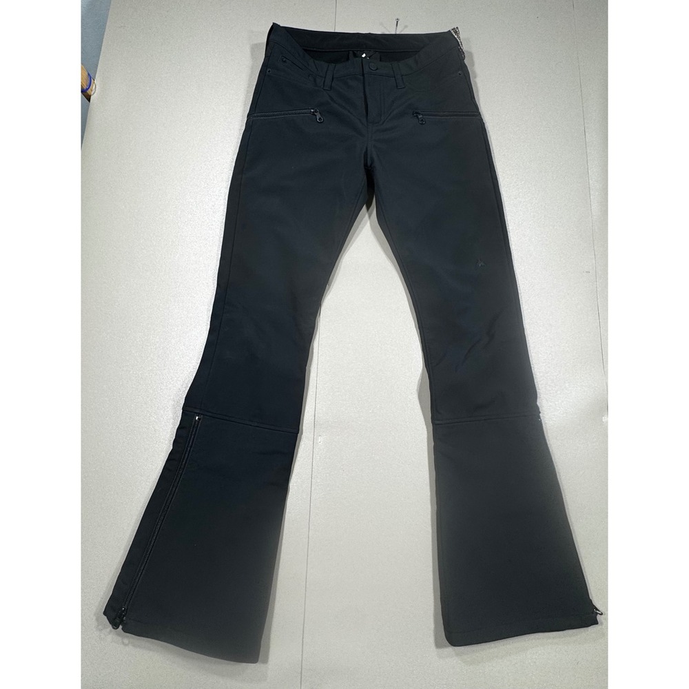 Burton Ivy Over-Boot Snowboard Pants Black Softshell Slim Fit Womens Small
